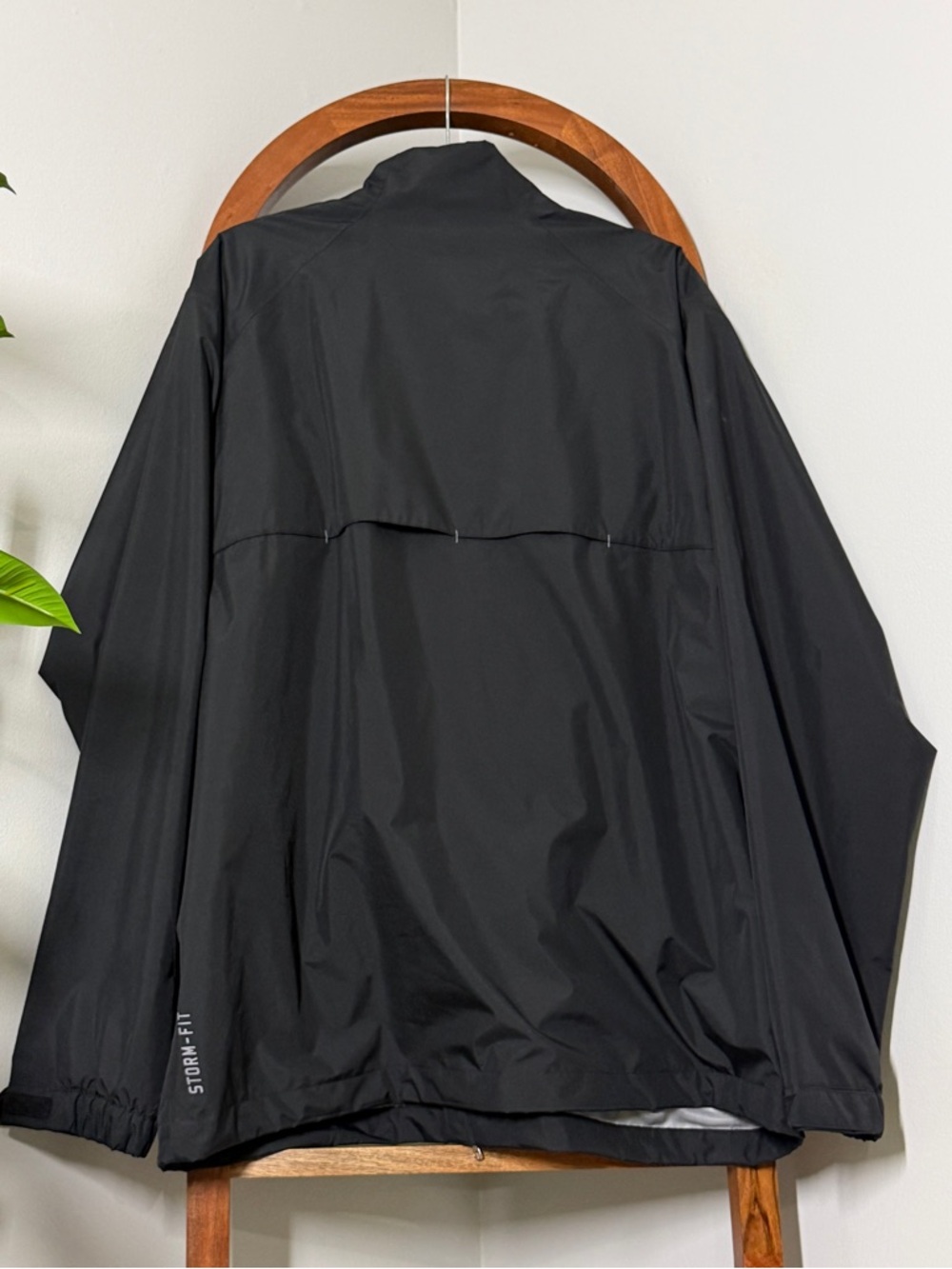 Nike Golf Storm Fit XXL Black Full Zip Rain Jacket - Picture 3 of 11